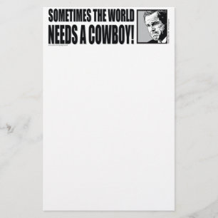 STRUIK—COWBOY-White Briefpapier