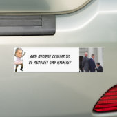struik_dans4, struik123, en george beweert een... bumpersticker (Op auto)