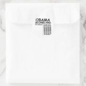 Struik de schuld geven ronde sticker (Tas)