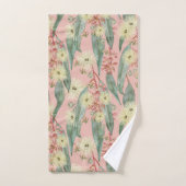 Struik Gom Bloemen -  Blush Roze Bad Handdoek (Handdoek)