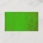 Struik Groene onderdrukking Roos Schaduw Visitekaartje (Achterkant)