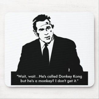 Struik "haal" Donkey Kong Mousepad niet Muismat