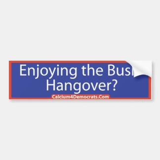 Struik Hangover - Bumpersticker