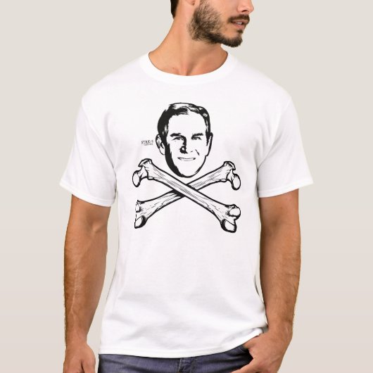 Struik Head en Crossbones T-Shirt (Voorkant)