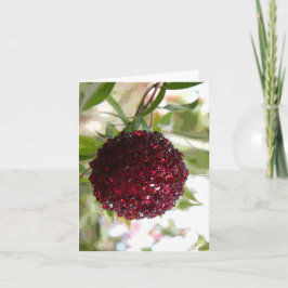 Struik kerst feestdagen kaart