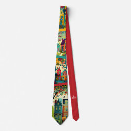 Struik Kleur Necktie Real Estate Contractor Busine Stropdas