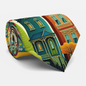 Struik Kleur Necktie Real Estate Contractor Busine Stropdas (Opgerold)