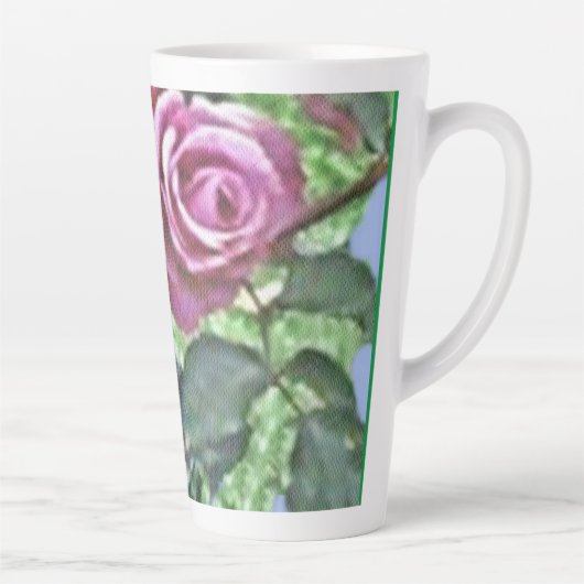 Struik lavender Roos Latte Mok (Rechts)