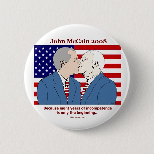 Struik-McCain Kiss Button (Voorkant)