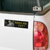 Struik Miss Me Toch Bumpersticker (Op Truck)