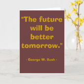 Struik-offerte Kaart (Gele Bloem)