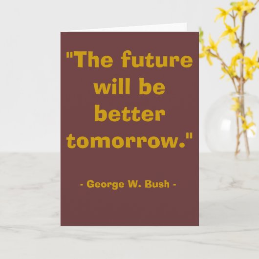 Struik-offerte Kaart (Gele Bloem)