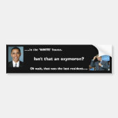 Struik Oxymoron Bumpersticker (Voorkant)
