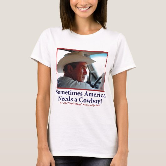 STRUIK-PET-wit-cowboy-eps T-shirt (Voorkant)