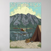 Struik Plane Fishing New Mexico Poster (Voorkant)
