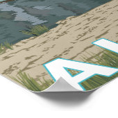 Struik Plane & Vist - Anchorage, Alaska Poster (Hoek)