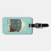 Struik Plane & Vist - Cordova, Alaska Bagagelabel (Voorkant horizontaal)