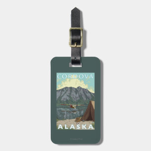 Struik Plane & Vist - Cordova, Alaska Bagagelabel