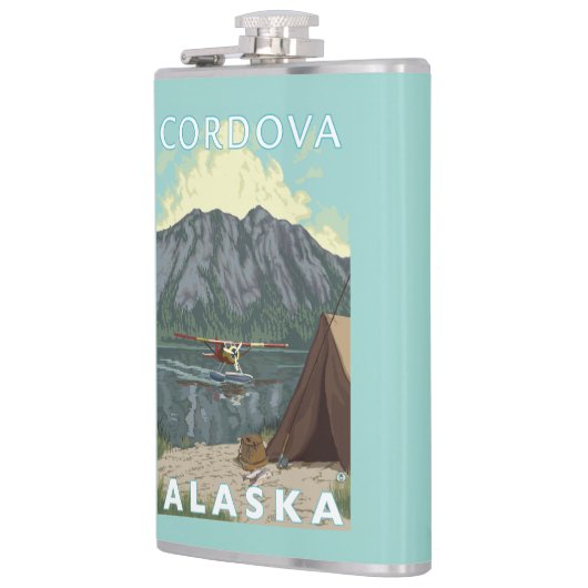 Struik Plane & Vist - Cordova, Alaska Heupfles (Links)