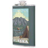 Struik Plane & Vist - Cordova, Alaska Heupfles (Links)