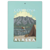 Struik Plane & Vist - Cordova, Alaska Klembord (Achterkant)
