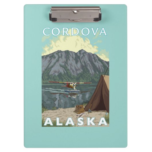 Struik Plane & Vist - Cordova, Alaska Klembord (Voorkant)
