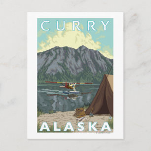 Struik Plane & Vist - Curry, Alaska Briefkaart