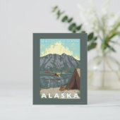 Struik Plane & Vist - Denali Nat'l Park, Briefkaart (Staand voorkant)