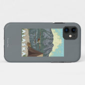 Struik Plane & Vist - Denali Nat'l Park, Case-Mate iPhone Case (Achterkant (horizontaal))