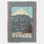 Struik Plane & Vist - Denali Nat'l Park, Deken (Voorkant Verticaal)