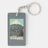 Struik Plane & Vist - Denali Nat'l Park, Sleutelhanger (achterkant)