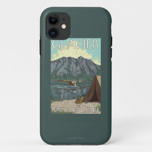 Struik Plane & Vist - Glacier National Park, MT Case-Mate iPhone Case