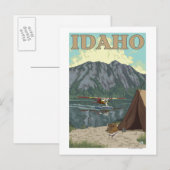 Struik Plane & Vist - Idaho Briefkaart (Voorkant / Achterkant)