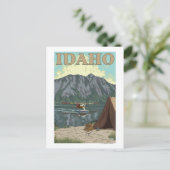 Struik Plane & Vist - Idaho Briefkaart (Staand voorkant)