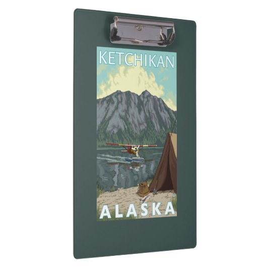 Struik Plane & Vist - Ketchikan, Alaska Klembord (Rechts)