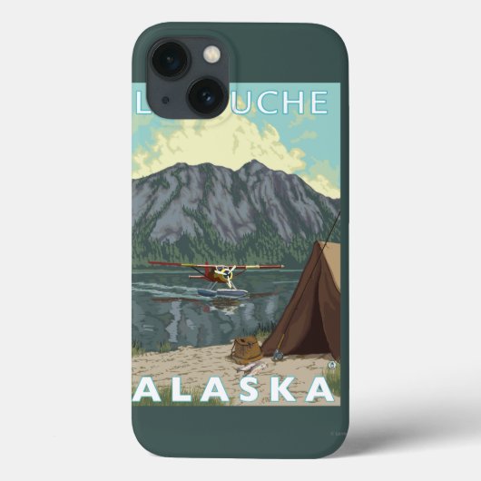 Struik Plane & Vist - Latouche, Alaska Case-Mate iPhone Case (Achterkant)