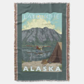 Struik Plane & Vist - Latouche, Alaska Deken (Voorkant Verticaal)