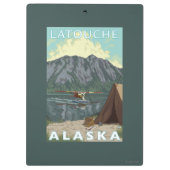 Struik Plane & Vist - Latouche, Alaska Klembord (Achterkant)