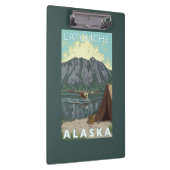 Struik Plane & Vist - Latouche, Alaska Klembord (Rechts)