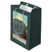 Struik Plane & Vist - Latouche, Alaska Medium Cadeauzakje (Achterkant Gekanteld)