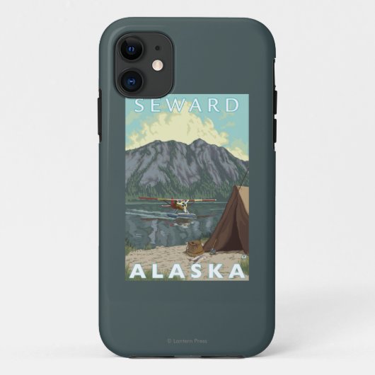 Struik Plane & Vist - Seward, Alaska Case-Mate iPhone Case (Achterkant)