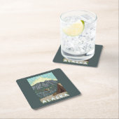 Struik Plane & Vist - Seward, Alaska Kartonnen Onderzetters (Insitu)