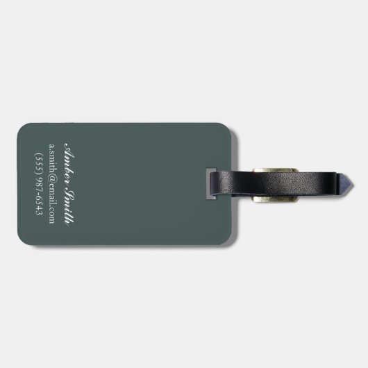 Struik Plane & Vist - Sitka, Alaska Bagagelabel (Achterkant horizontaal)