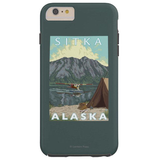 Struik Plane & Vist - Sitka, Alaska Case-Mate iPhone Case (Achterkant)