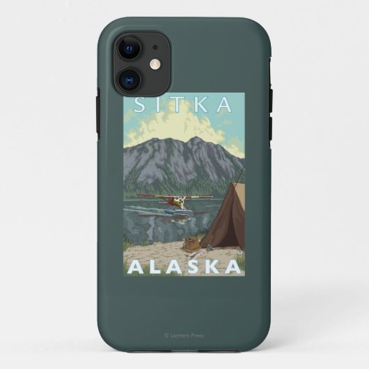 Struik Plane & Vist - Sitka, Alaska Case-Mate iPhone Case (Achterkant)