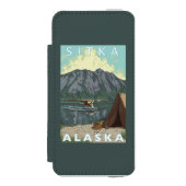 Struik Plane & Vist - Sitka, Alaska Incipio iPhone Portemonnee Hoesje (Voorkant Agenda)