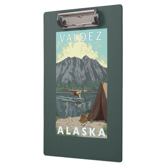 Struik Plane & Vist - Valdez, Alaska Klembord (Links)