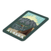 Struik Plane & Vist - Valdez, Alaska Magneet (Linkerzijde)
