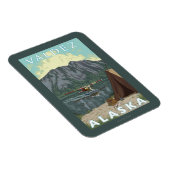 Struik Plane & Vist - Valdez, Alaska Magneet (Rechterzijde)