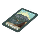 Struik Plane & Vist - Valdez, Alaska Magneet (Linkerzijde)